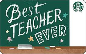 To get started, create a free account and enter your name for the. Amazon Com Starbucks Best Teacher Ever Gift Card E Mail Delivery Gift Cards