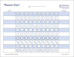 A Printable Reward Chart For Kids Without The Need For