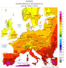 Mit örtlich über 40 °c wurden verbreitet höchste temperaturen seit beginn der wetteraufzeichnungen gemessen. Hitzewellen In Europa 2015 Wikipedia