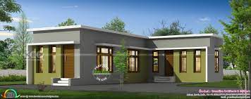 The house available in folder 2019. 1800 Sq Ft 3 Bedroom Flat Roof Single Floor Kerala Home Design And Floor Plans 8000 Houses