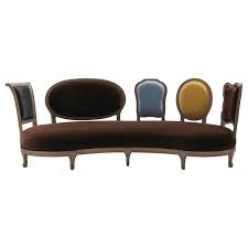 21st Century Back To Back Sofa With 5 Different Backs Italian Modern Sofa Furniture Fully Upholstered Dining Chair