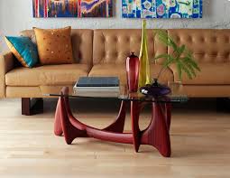 A coffee table with storage is an essential furniture piece. Hand Made Coffee Table Glass Top Mid Century Modern Handmade Wood Base By Nathan Hunter Design Custommade Com