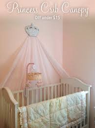 Diy canopy and flower mobile for crib. Diy Crib Canopy Lowcountry Mama Crib Canopy Princess Crib Pink Nursery Decor