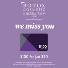Tips to save money with botox gift card promo offer. Aesthetic Gift Card Special 100 Gift Cards For Only 50 Herkare