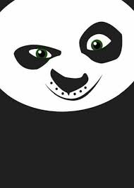 Black And White Kung Fu Panda Logo Animados Image By Luis Vasquez Kung Fu Panda