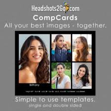 Shine in your best light with various outfits on different locations and show off your personality. Comp Card Printing Print Comp Cards Headshots2go