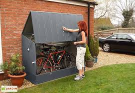 Coffre De Rangement Metal Velos Anthracite 196x89x133 En 2020 Rangement Metal Coffre De Rangement Et Idee Amenagement Jardin