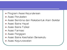 Pendidikan Pasca Spm Kpt Asasi Tamhidi Pra Ijazah