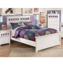 Full Bed Art Van Clearance Center Zayley Collection White Panel Beds Panel Bed Ashley Furniture