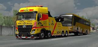 Ets2 Mercedes Actros Mp4 Crane Truck 1 35 X Truck Cranes Mercedes Trucks