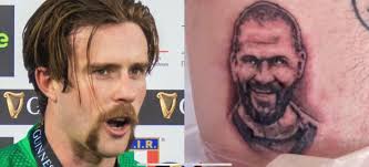 Mack Hansen gets Andy Farrell's face tattooed