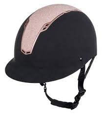 Rose Gold Helmet Graz A Stunning Helmet Featuring This Seasons Must Have Sparkling Rose Riding Helmets Riding Hats Hkm