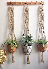 Experiment With These Beginner Macrame Projects Other Than Wall Hanging Upgrade And Personaliz Macrame Plant Hangers Macrame Hanging Planter Wall Plant Hanger