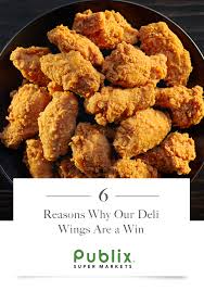 The meat is moist, a tad on the salty side (most likely because the chicken is brined) and not overly greasy. Six Reasons To Love Our Hot Spicy Wings Hello Publix Publix Super Markets Spicy Chicken Wings Recipe Spicy Wings Spicy Wings Recipe