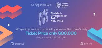 The adoption of cryptocurrencies and blockchain technologies is now a global phenomenon, with indonesia set to become a major player in the crypto space in asia. Jual Tiket Blockchain Cryptocurrency Talks Networking 1 0 Co Organized With Indonesia Blockchain Society Loket Com