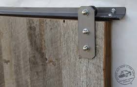 Please leave the door dry for at least 24 hours. Low Profile V Track Lowest Clearance Barn Door Hardware Reclaimed Lumber Products