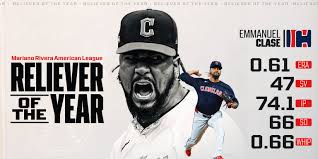 Emmanuel Clase wins 2024 AL Reliever of the Year Award