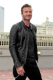 Jaket Kulit David Beckham Pakaian Pria Jaket Kulit Jaket Kulit Pria
