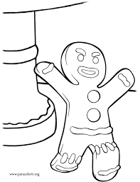 Shrek The Gingerbread Man Coloring Page Gingerbread Man Coloring Page Disney Coloring Pages Coloring Pages