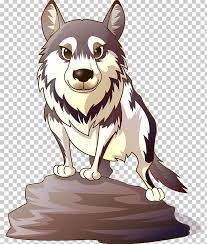 Gray Wolf Cartoon Cuteness Illustration Png Animal Animals Art Avatar Carnivoran Cartoons Png Animal Art Cartoon