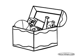 Toy Box Coloring Pages Toy Boxes Coloring Pages For Kids