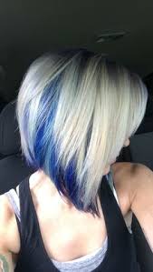 Learn how to care for blonde hairstyles and platinum color. 10 Best Blonde And Blue Hair Ideas Short Hair Styles Hair Hair Styles