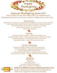 We did not find results for: Gannon S Restaurant Announces Thanksgiving Day Buffet Menu Gannon S Restaurant