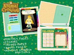 2020 Update Animal Crossing Digital Journal Planner For Etsy Animal Crossing Digital Journal Animals
