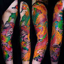 Japanese Koi Sleeve By George Bardadim Bardadim Tattoo Nyc Phoenix Tattoo Sleeve Half Sleeve Tattoo Japanese Tattoo Designs