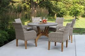 Wicker chairs with wood table. Teak Wood Ash Wicker Dining Side Chair With Sunbrella Fabrics 2pk