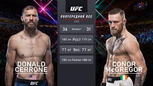Konor Makgregor Vs Donald Serrone Boj V Ufc Ufc 246 Youtube