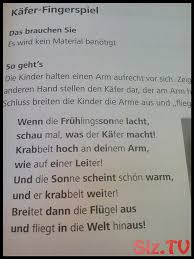 Kaferfingerspiel Kaferfingerspiel Fingerspiele Vorschullieder Fingerspiele Kindergarten