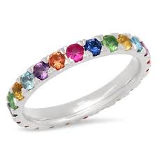 Shop meaningful and colorful gemstone rings and birthstone rings at zales. Large Multicolored Gemstone Ring Stephanie Gottlieb