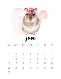 Free Printable 2019 Watercolor Animal Calendar Com Imagens Ideias De Calendario Projeto Do Calendario Calendario De Parede