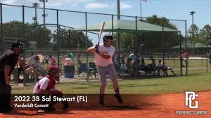 Perfect game park at lakepoint. 2022 3b Sal Stewart Fl Vanderbilt Commit Youtube