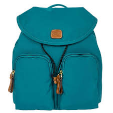 Bric S X Travel Small Light Backpack In Nylon And Leather Brics
