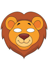 Aslan Yuz Cocuk Maskesi Aslan Baski Yaya