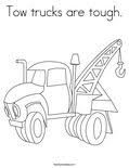 Do not limit your imagination. Tow Truck Coloring Page Twisty Noodle