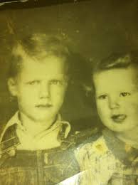 L to R : Mossie cardwell, Pandy wilson/burton, Gail Clayton, boyd henry  cardwell, (above) brenda cardwell/bidwell, linda cardwell/clark, aunt  stella cardwell, dot wilson, and the dogs name is baby.