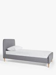 anyday john lewis partners bonn child compliant upholstered bed frame single saga grey upholstered bed frame bed frame single bed