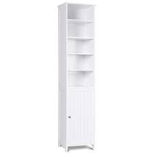 Keep your office, home, and classroom organized with storage cabinets from staples. 72 Tall Cabinet Waterjoy Standing Tall Storage Cabinet Wooden White Bathroom Cupboard With Door And 5 Adjustable Shelves Elegant And Space Saving Buy Online In Saint Lucia At Saintlucia Desertcart Com Productid 75088815