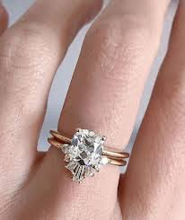 We Love A Simple Solitaire And Unique Wedding Band Marrow Fine Wedding Bands Band Band In 2020 Unique Wedding Bands Bridesmaid Jewelry Sets Bridal Ring Sets