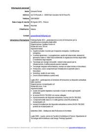 Per rispondere ad un annuncio pubblicizzato da una azienda. Curriculum Vitae Formato Europeo Esteso By Giovanni Issuu