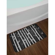 Black And White Bath Rug Set East Urban Home Sketch Style Black And White Bath Rug White Bath Rugs Bath Rugs Sets Bath Rug