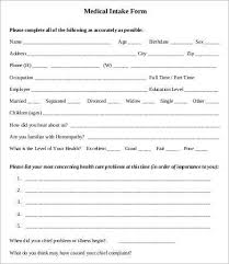 Intake Form Template 10 Free Pdf Documents Download Free Premium Templates