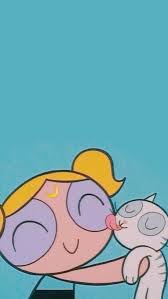 Imagen De Bubbles Cat And Cartoon Powerpuff Girls Wallpaper Cartoon Wallpaper Bubbles Wallpaper