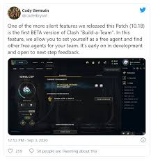 Riot Add A New Feature In Patch 10 18 Allowing Players To Set Themselves As Free Agents For Clash Not A Gamer