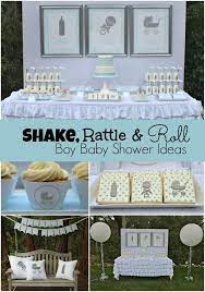 Shake Rattle And Roll Boy Baby Shower Spaceships And Laser Beams Baby Boy Shower Party Boy Baby Shower Themes Baby Boy Shower