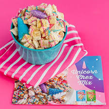 There are many ways to create the perfect mix for everyone to enjoy — pretzels, bugles, nuts, dried fruit and chex are some popular snack mix choices but the options are really endless. Unicorn Chex Mix Recipe Love From The Oven