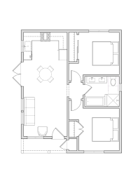 House plans 1000 sq ft 2 and 3 bedrooms. Adu House Plans And Services Drafting Cafe Architects